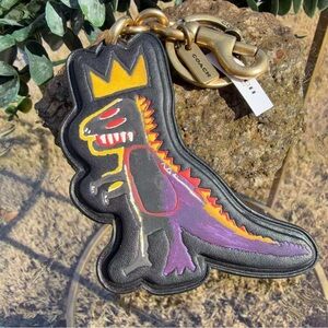 NWT Coach X Jean Michel Basquiat Bag Charm 6996